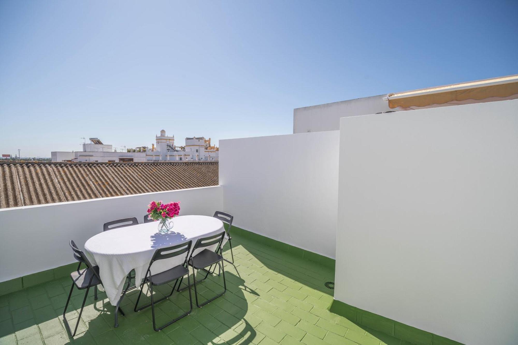 El Teatro Atico Con Terraza Daire El Puerto de Santa María Dış mekan fotoğraf