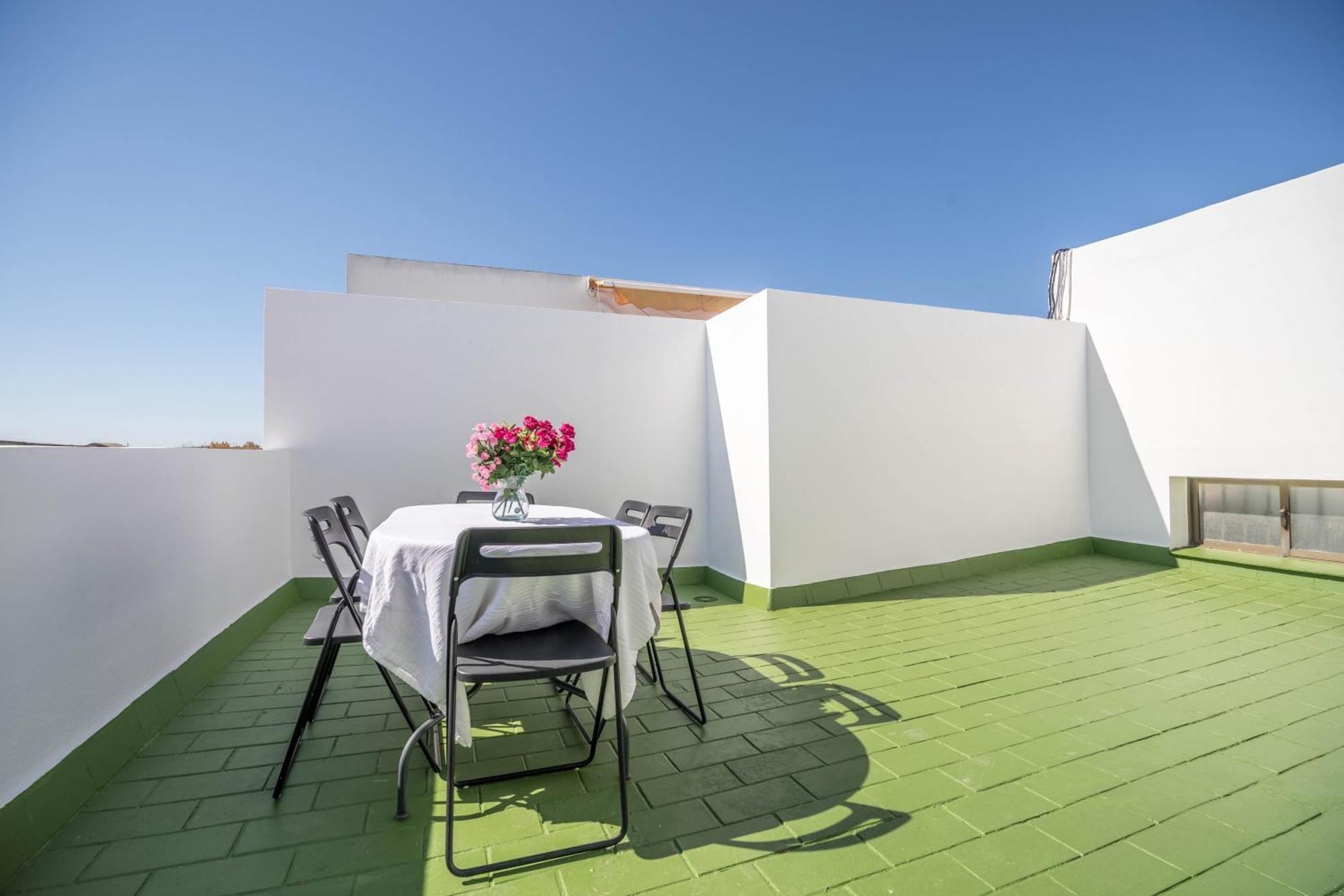 El Teatro Atico Con Terraza Daire El Puerto de Santa María Dış mekan fotoğraf